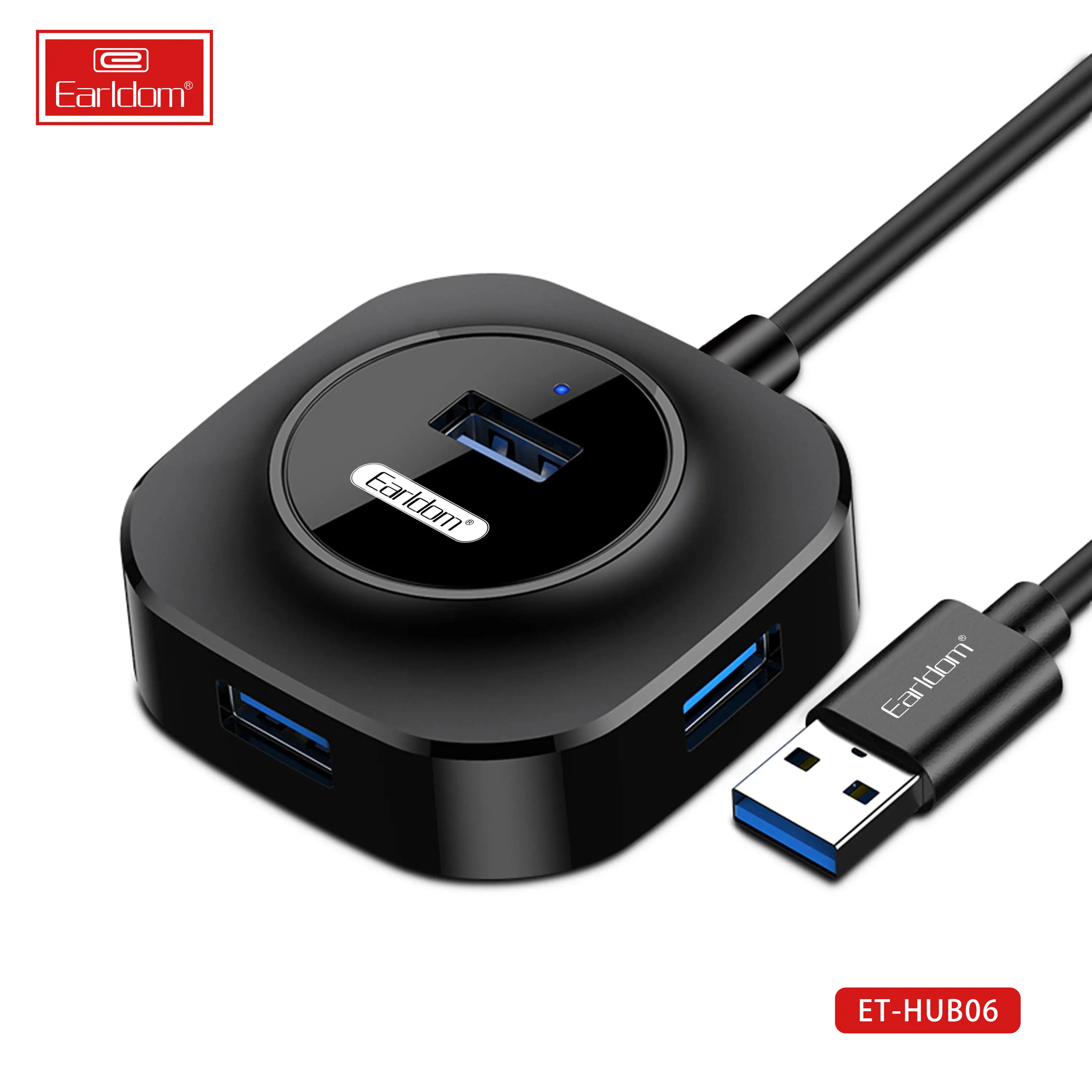 Earldomusb концентратор 4 порта разветвитель USB 2 0 расширения интерфейса узлов для портативных ПК Mac настольный компьютер Usb Hub