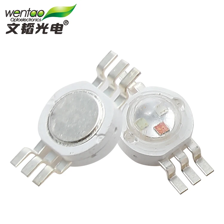 Epileds Energy saving 350mA 2-3.4V 1Watt 6 Pin Rgb Led Lamp Bead For Grow Light