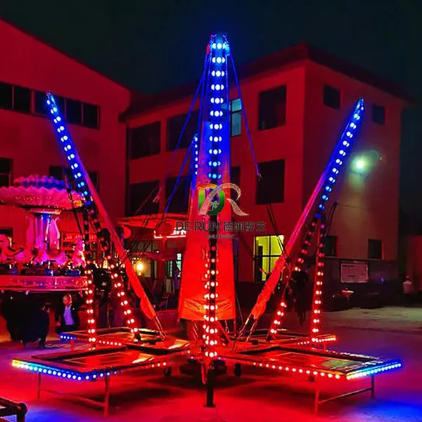Hot sale Outdoor Amusement rides Bungee Jumping trampoline equipment for kids