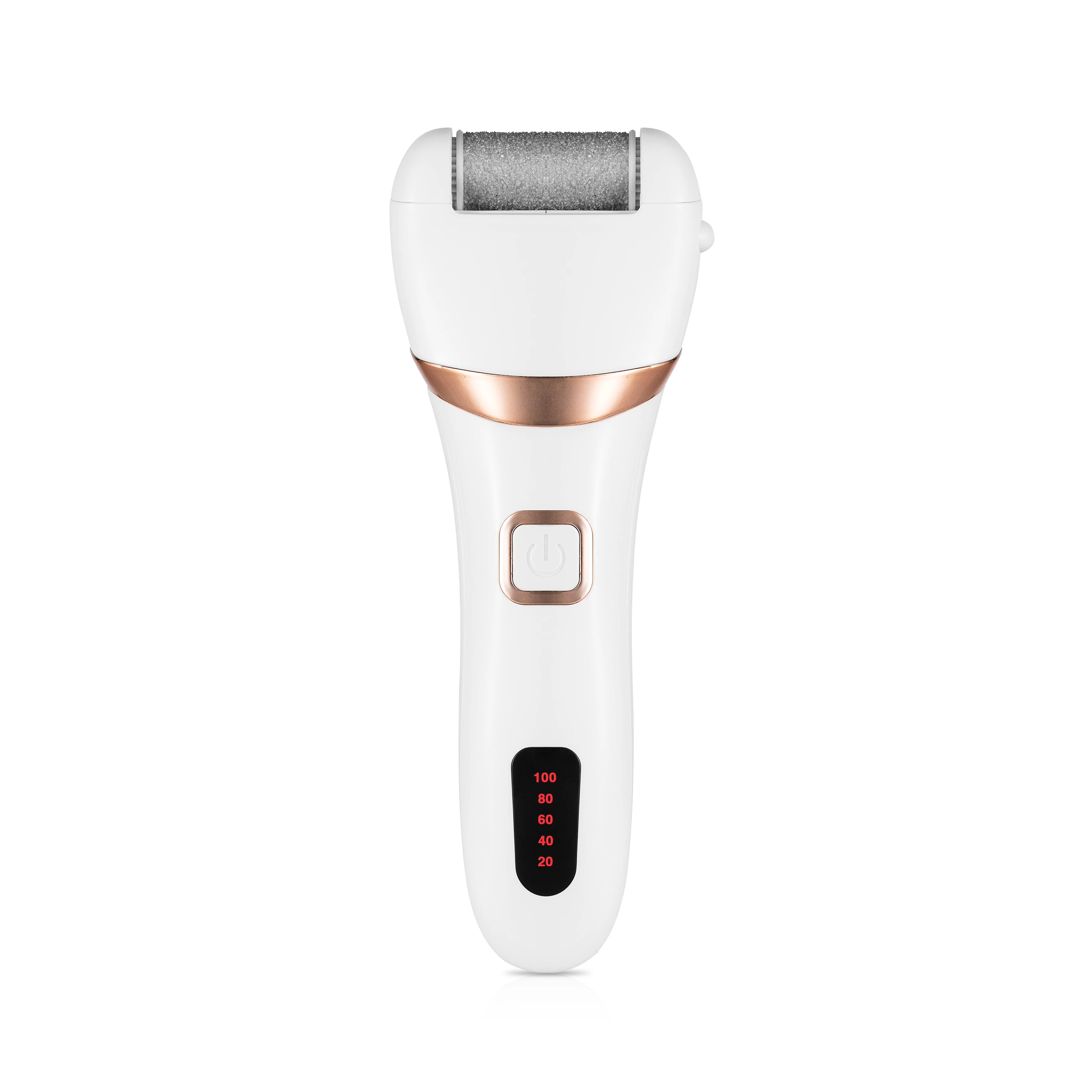 professional callus remover machine  electric USB wire LED display foot callus remover with 3 roller