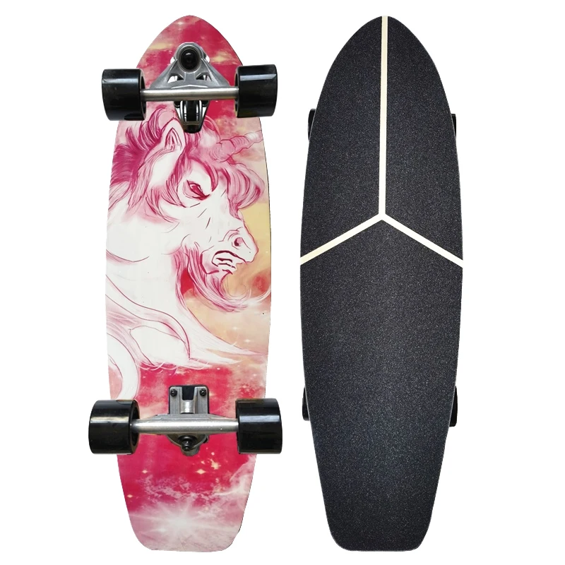 75*24 Surf skateboard cruiser board 7ply maple deck