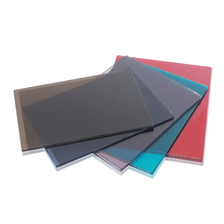 Factory price plastic CNC panel UV protected 2mm 3mm 5mm colored 4X8 embossed solid polycarbonate sheet