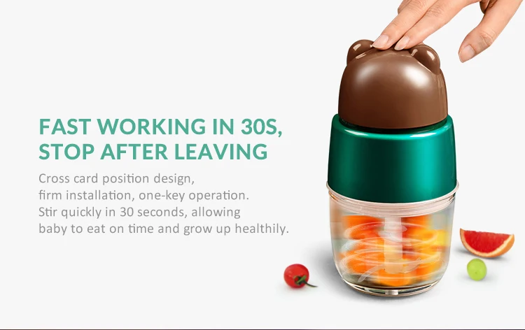 Powerful 200W Portable Baby Food Maker Baby Food Pouch Machine Food Processor For Baby 2022