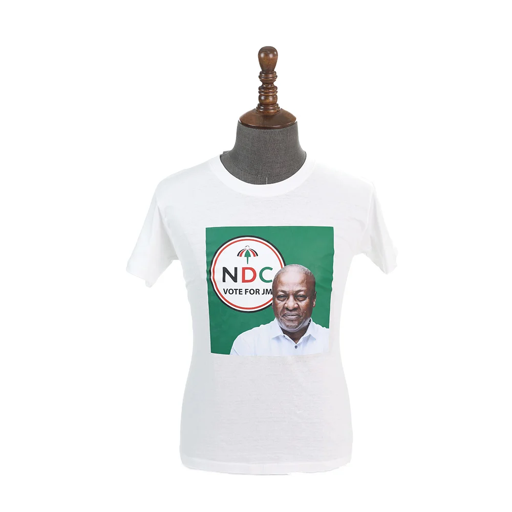 Wholesale Ghana President Election Campaign Short Sleeve Custom Logo Printing Polo T-shirt For Election Promotional Items