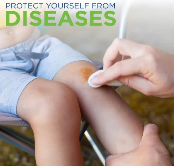 Top Selling Product 2024 Medical Top Selling Products 2024 Medical Supplies Nonwoven Skin Pre Injection Antisepsis 70% Alcohol and 2% Chlorhexidine Prep Pads