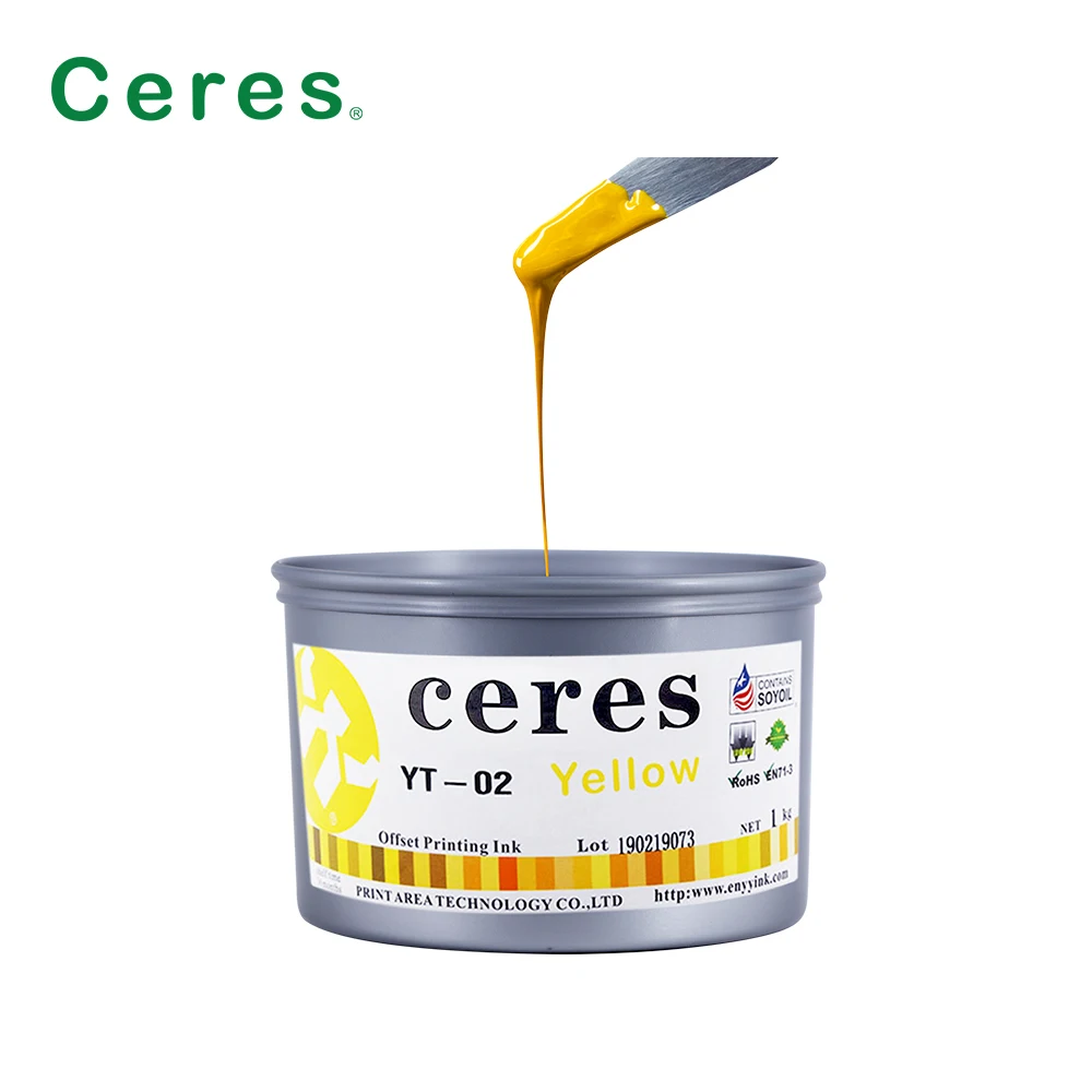 ECO-Friendly High Gloss Sheet-fed YT-02  Offset Printing Ink YT-02