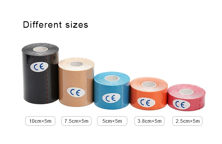High quality athletic muscle kinesio tape kinesiology 5cm kinezio tapes cinta kinesiologica body safety sports kinesiotape