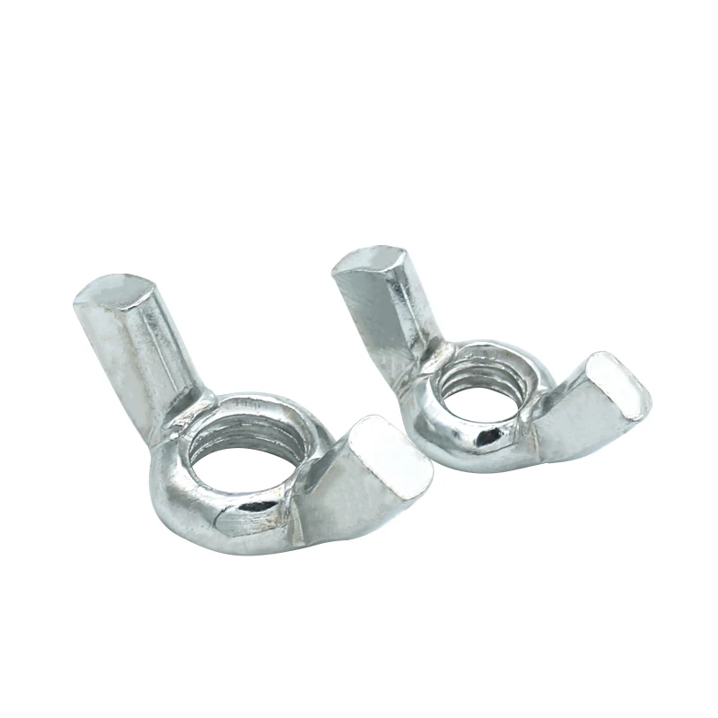 China Manufacturer 10#-24 Carbon Steel Zinc Plated Butterfly Wing Nuts