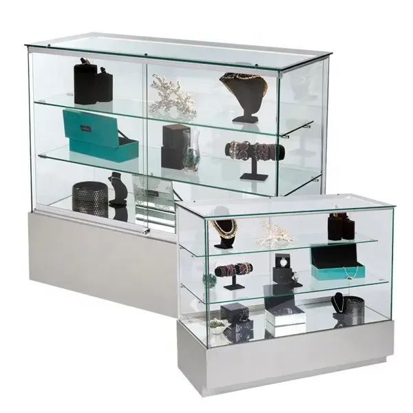 factory direct sell wooden showcase bottom with cabinet for retail stores