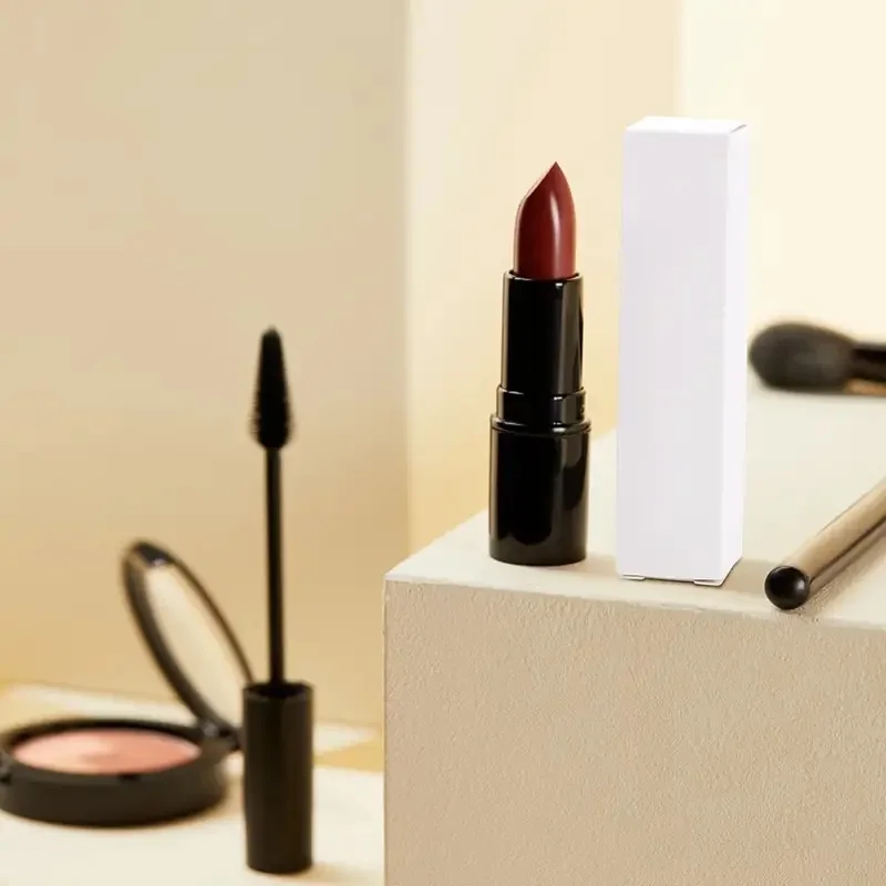 Custom design colorful lipstick paper box packaging set with lid small perfume paper box sample