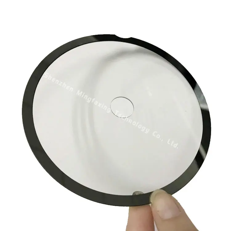 Sapphire lens arc sapphire screen printing lens high-end bicycle car lens customization