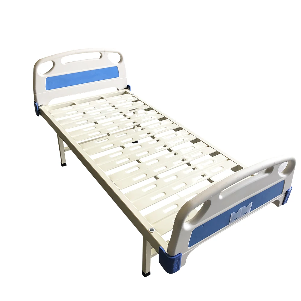 Производство Китай экономичный Регулируемый защитный медицинский плоский коляска Больничная койка для пациента