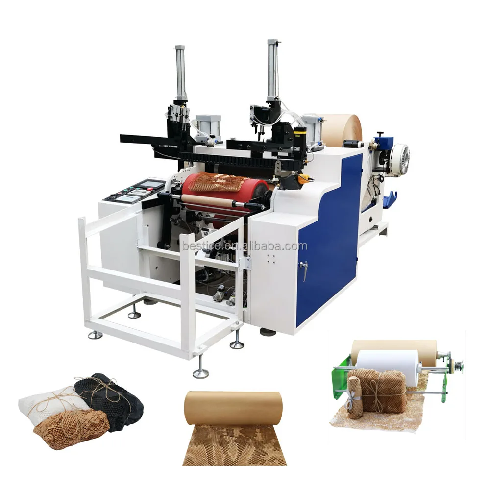 Good Price Honeycomb Wrap Paper Roll Making Machine Manufacturer For Paper Cut Embossing Die Cutting Forming Electric Winding