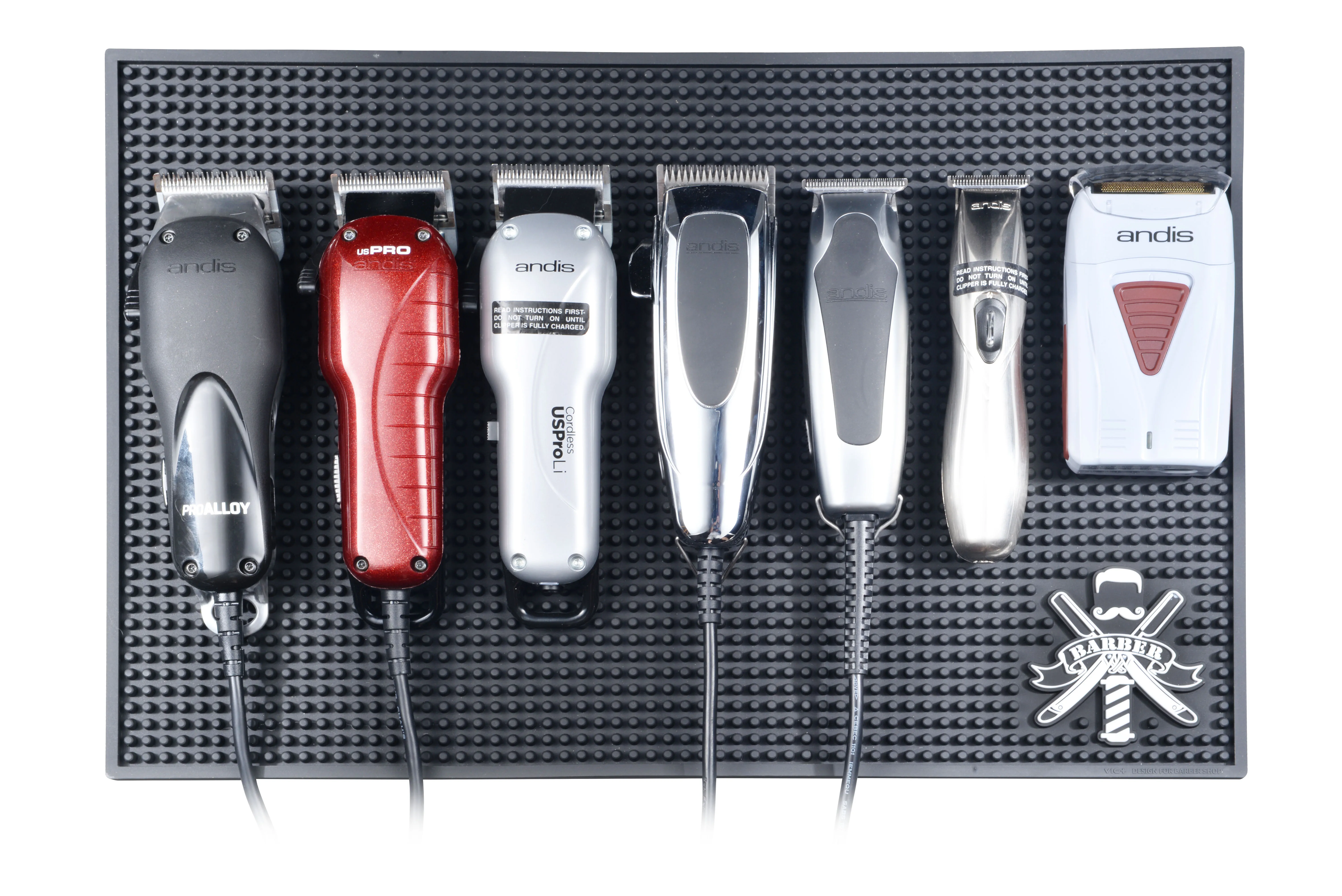 Rubber Silicone Salon Waterproof Hairdressing Tools Pad Barber Mat Flexible Leather Cushion for Hairdresser Barbershop Dedicated