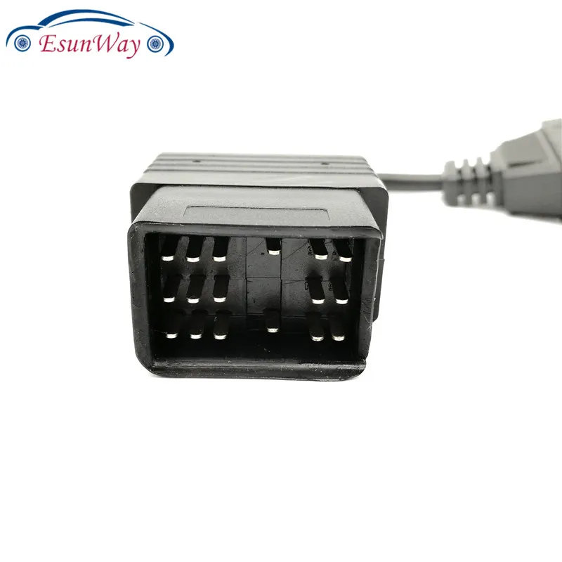 For 17Pin To 16Pin OBD II OBD2 Diagnostic Adapter Connector 17 Pin Diagnostic Interface Cable
