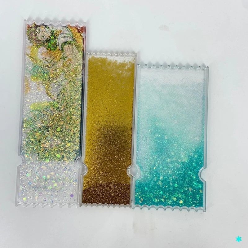 Customized Design Acrylic Quicksand Fridge Magnet For Business Quick Sand Gifts Crafts