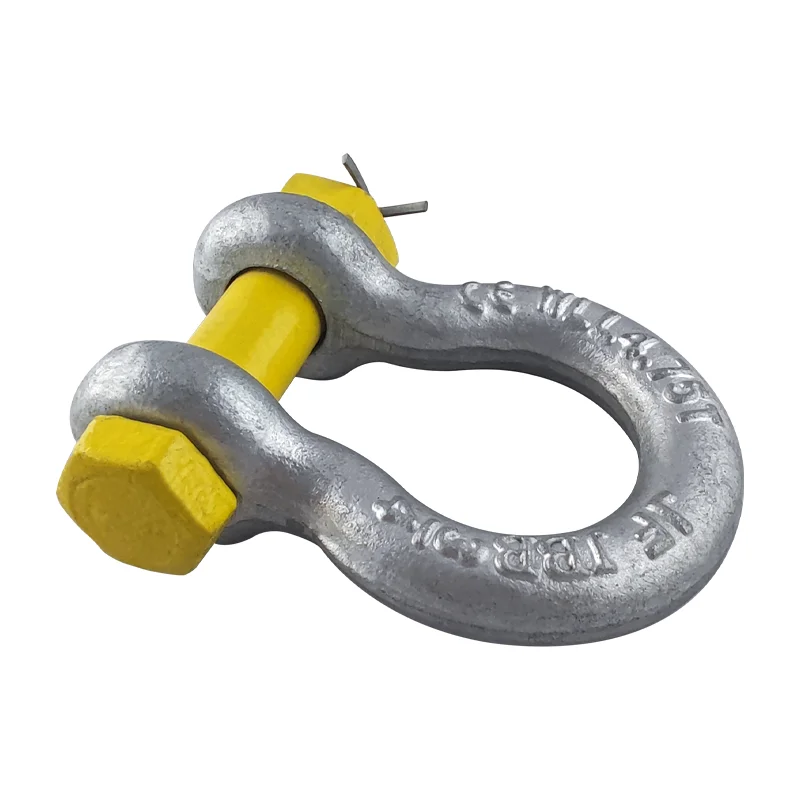 HDG US Type Drop Forged Bolt Anchor Bow Shackle 2130  Shackle With Safty Pin