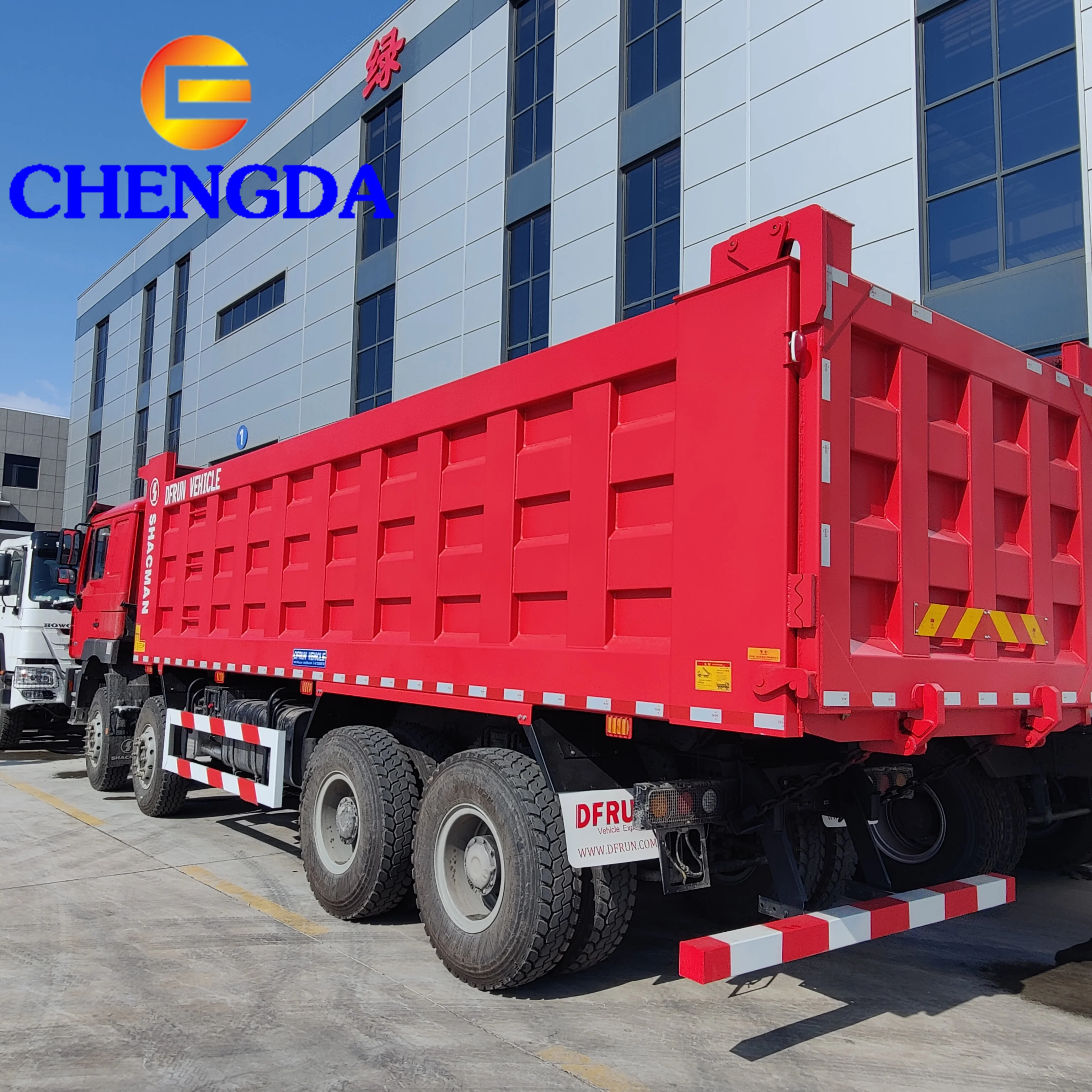 Shacman Dump Tipper Truck Camion Benne Shacman 10 wheels Lorry Tipper Truck