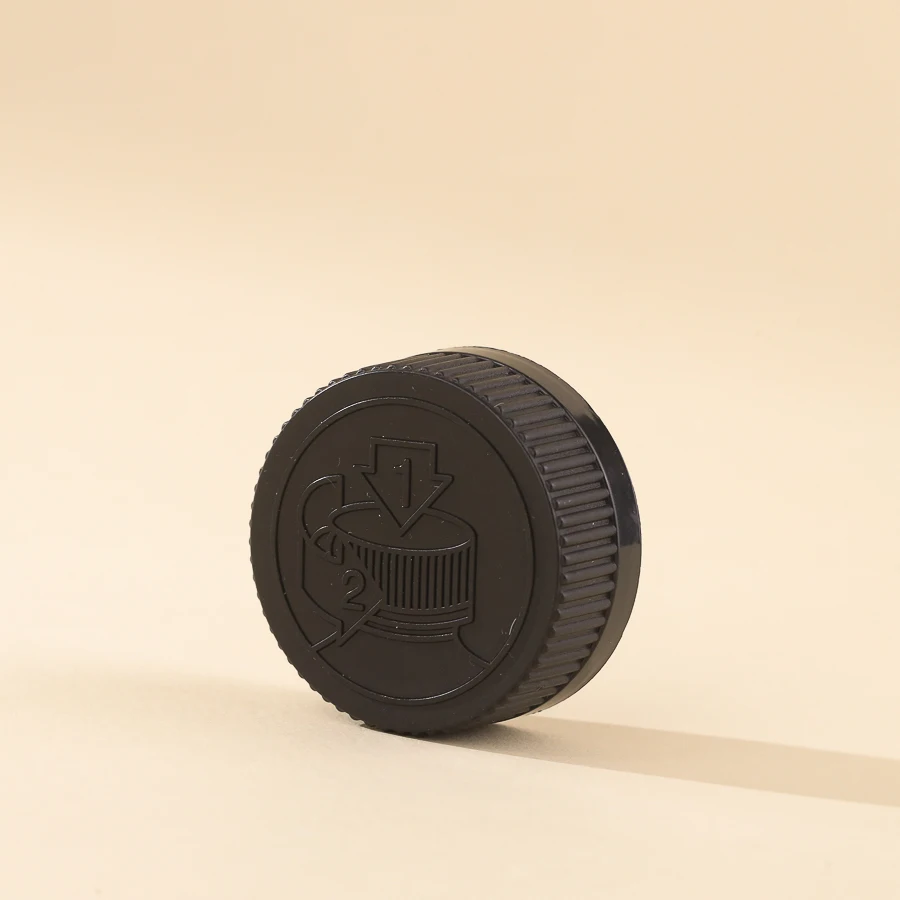 Plastic Caps 24/410 & 28/410 Child Resistant with Heat Induction Liners Pictorial Cap for Children Resistance