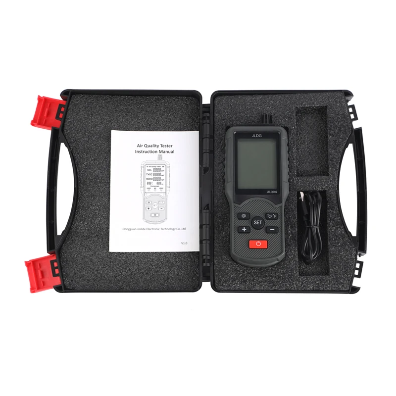 Популярный товар, детектор качества воздуха Jinlide JD-3002 co2