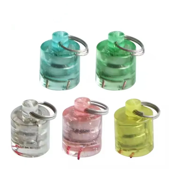 Mini Deep Drop Underwater Cylindrical Waterproof Fishing Lure Light For Attracting Flashing Fish Trap  Light