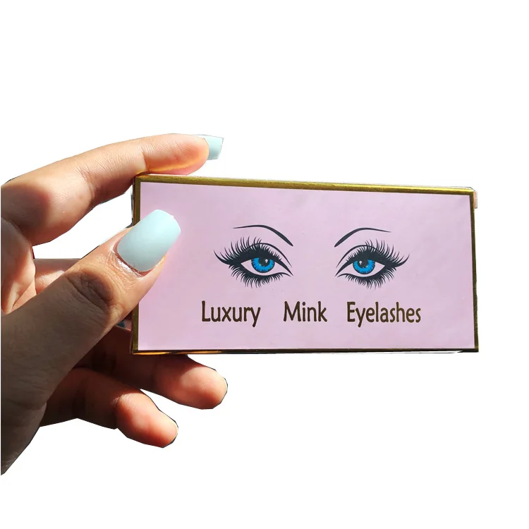 Customized Lashes Package Branding And Logo Eyelash Packaging Box Empty 25MM Lashes Glitter Lash Box