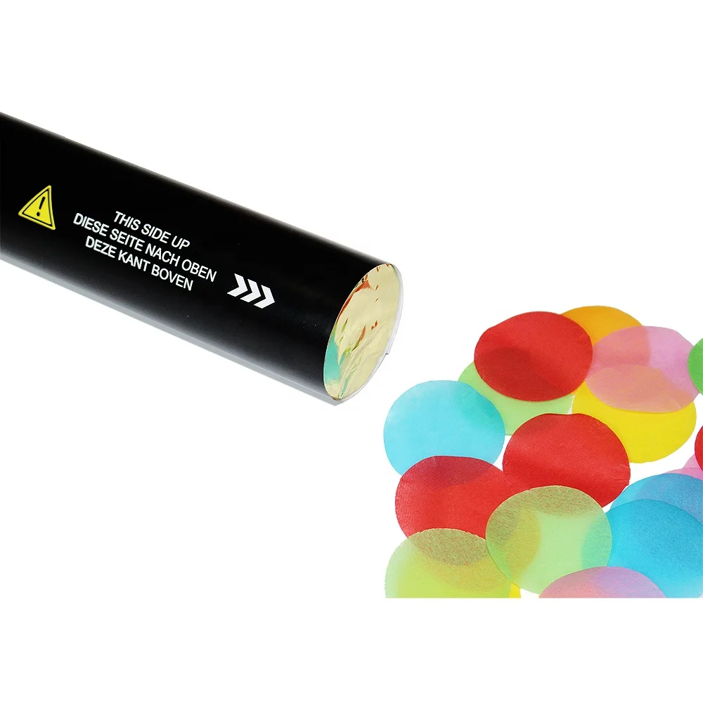 30cm 40cm 50cm 60cm 70cm 80cm Electronic hand hold confetti paprty popers
