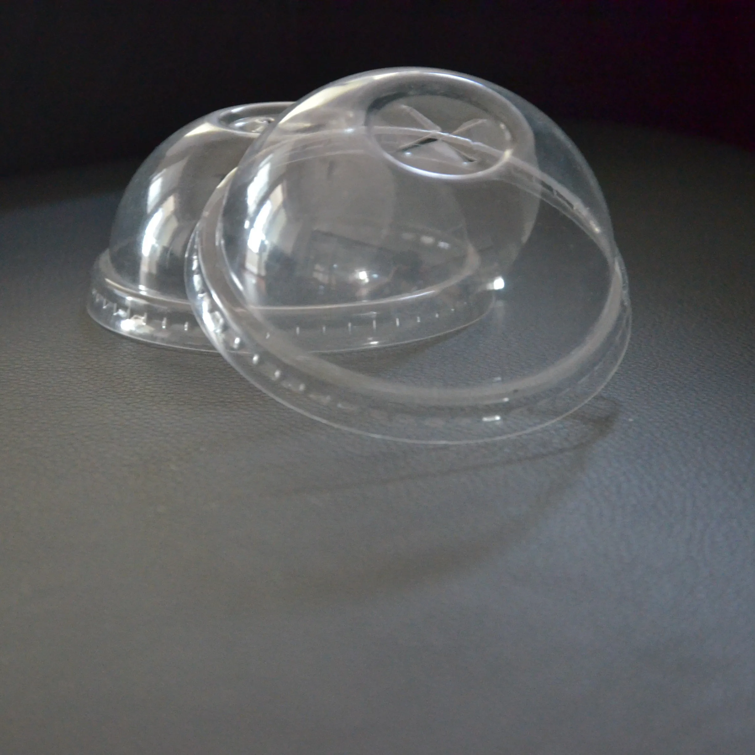 Various functions cold drink plastic lids plastic dome lids transparent plastic lid