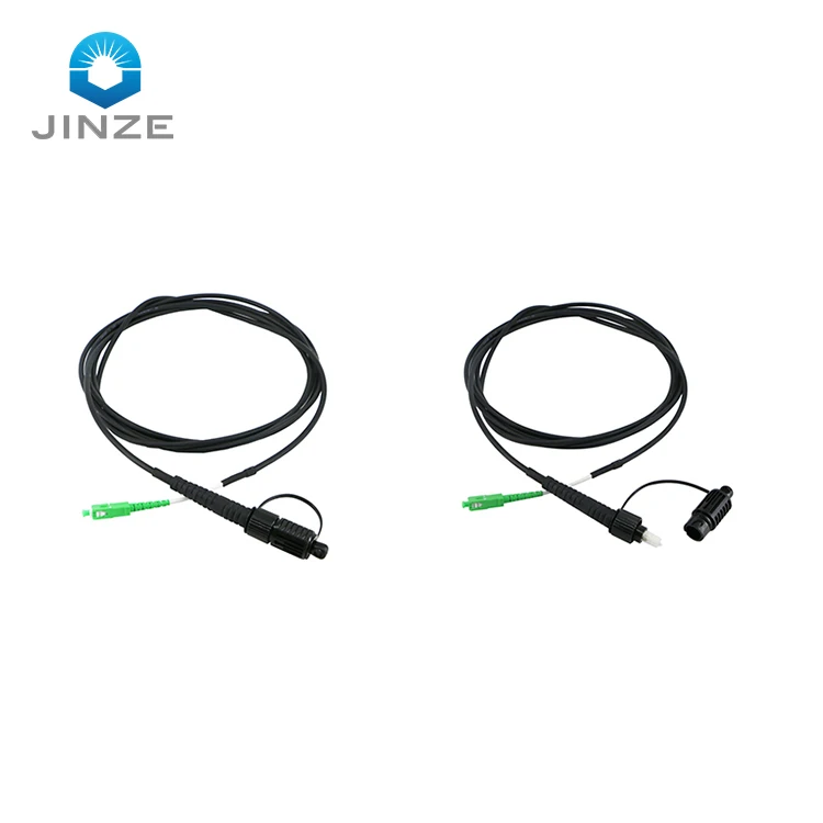 SC/APC UPC fiber optic patch cord single mode duplex G657A1 G652D LSZH PVC 2.0 3.0mm 2meter 3meter cable jumper for ftth