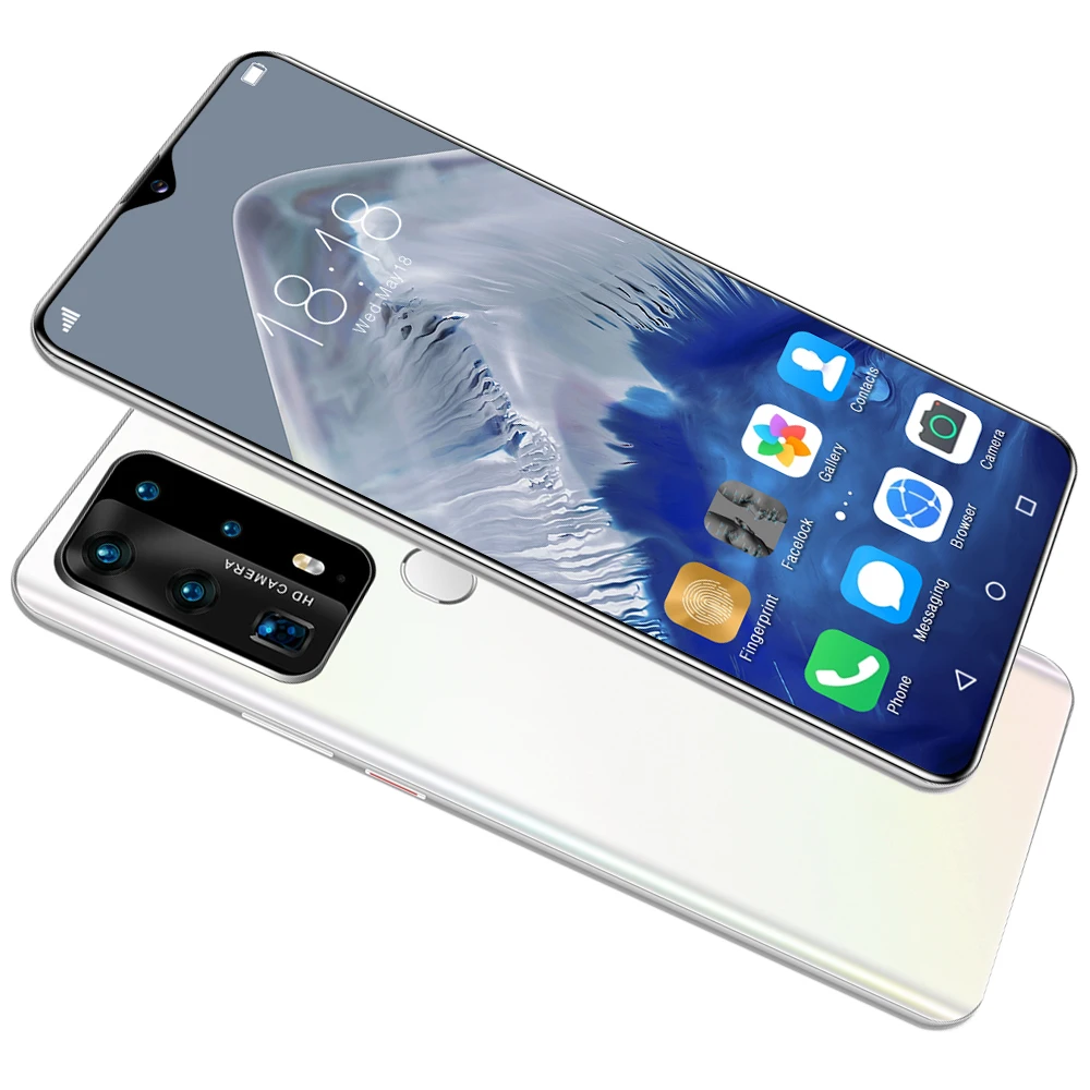 
New Model Smartphone 6.5 Inch Mobilephone P40 Pro Android 10.0 8+256GB Smartphone 
