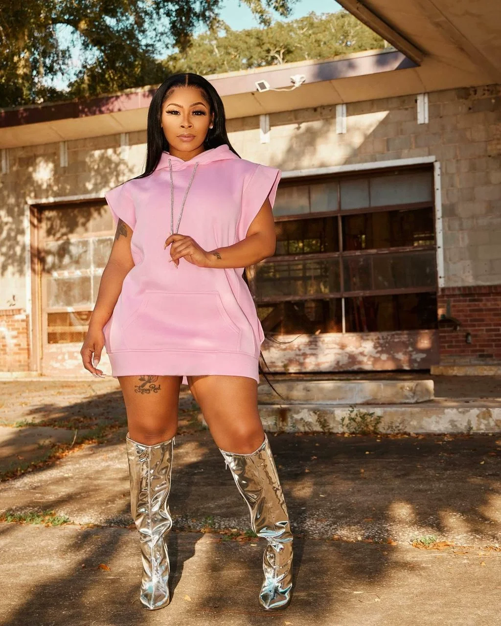 Женское платье с мягкими плечами J & H, модная рубашка большого размера 2XL, уличная одежда, топ без рукавов