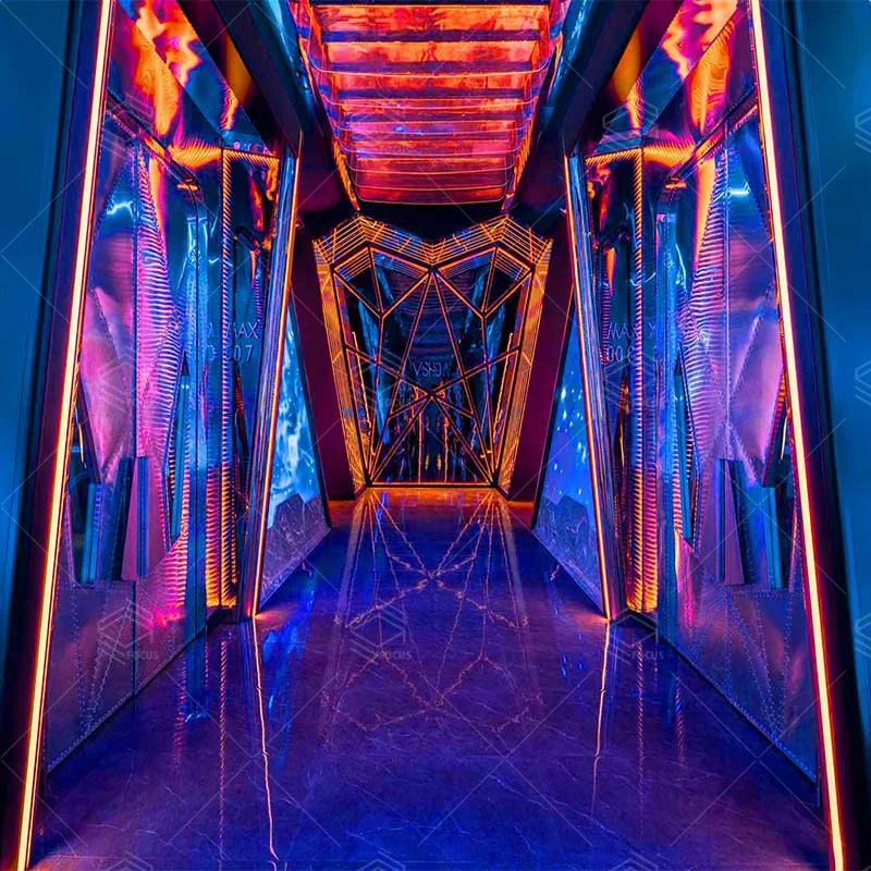 Bubble Led lighted Design modern Bar Counter Design for night club furniture