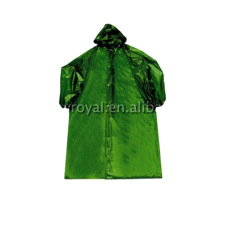 
Army Camouflage Green Long Men Rain Coat 