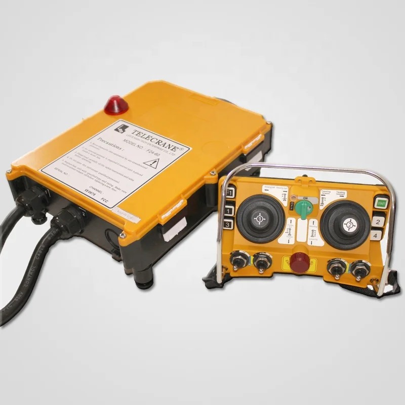Telecrane F24-60 2 five-steps joystick concrete truck and tower crane industrial joystick radio remote control