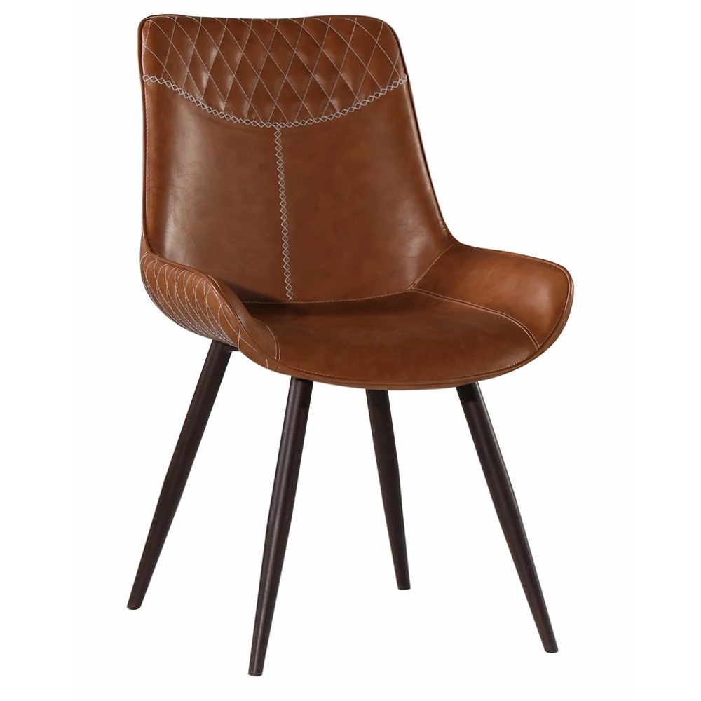 Wholesale European popular Cheap leather vintage dining chairs DC7303