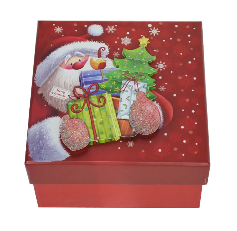 OEM Factory Custom Christmas Cardboard Cheap Gift Boxes Wholesale Sepcial Design Hardcover Box