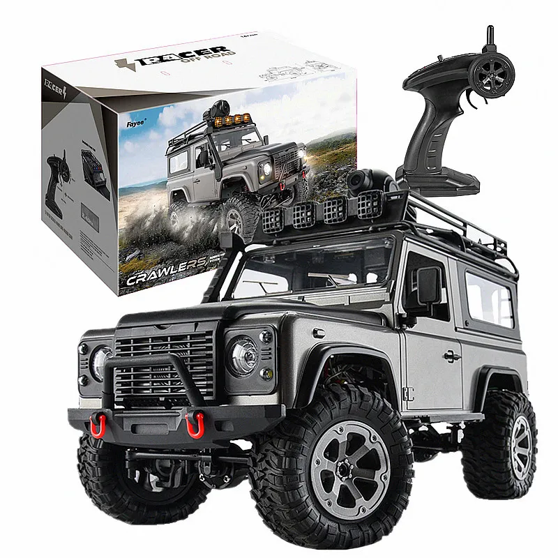 HOSHI FY003AW-5 1:12 Радиоуправляемые автомобили 2 4 г полномасштабные 4WD для скалолазания внедорожник с дистанционным управлением автомобиль игрушки модель камерой светодиодные фонари