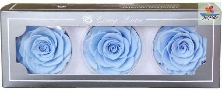 Highly competitive price for preserved rose bud 7-8cm rose head  long lasting roses