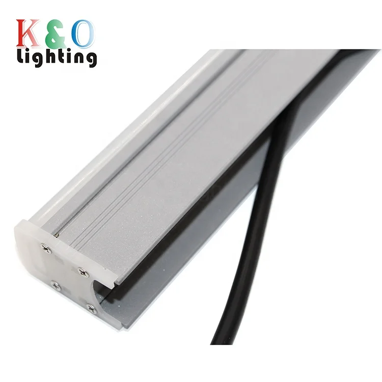 Building decoration Led outdoor facade linear strip lighting RGB DMX led tube line light
