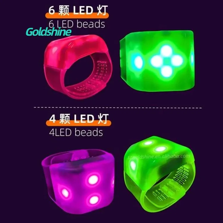 RFID Card DMX Controlled LED Bracelet Bright Wristband for Concerts Sports Events Music Festivals Bar Parties