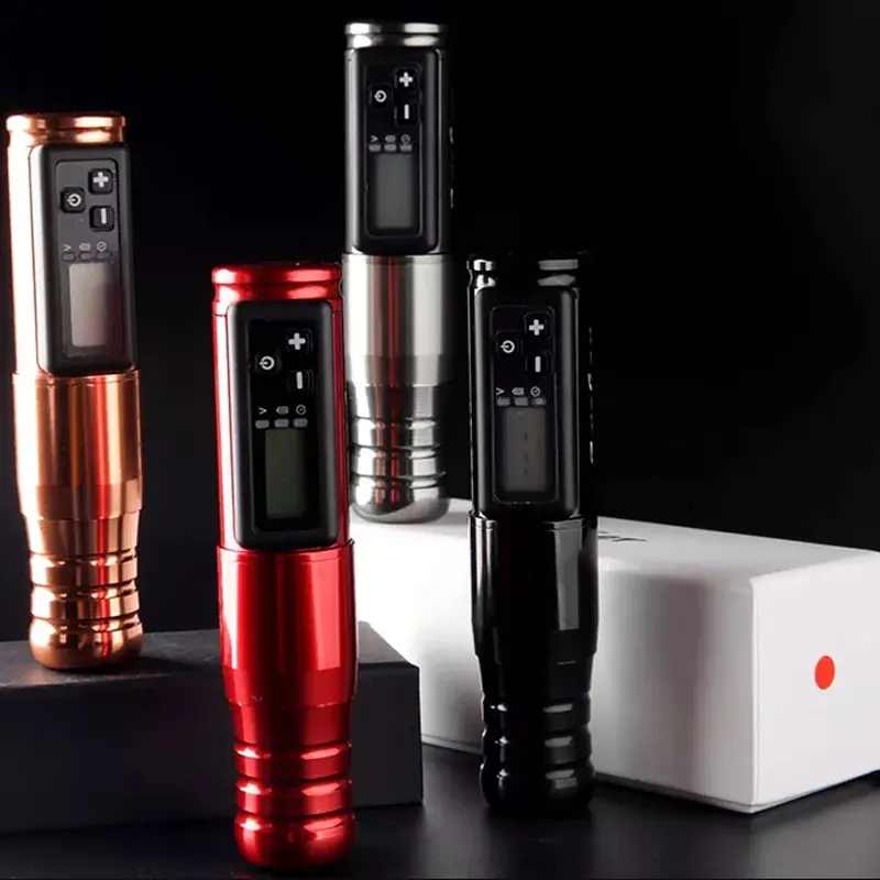 Kissure Rechargeable Wireless Tattoo Machine Pen Digital LED Display tattoo tool For body art