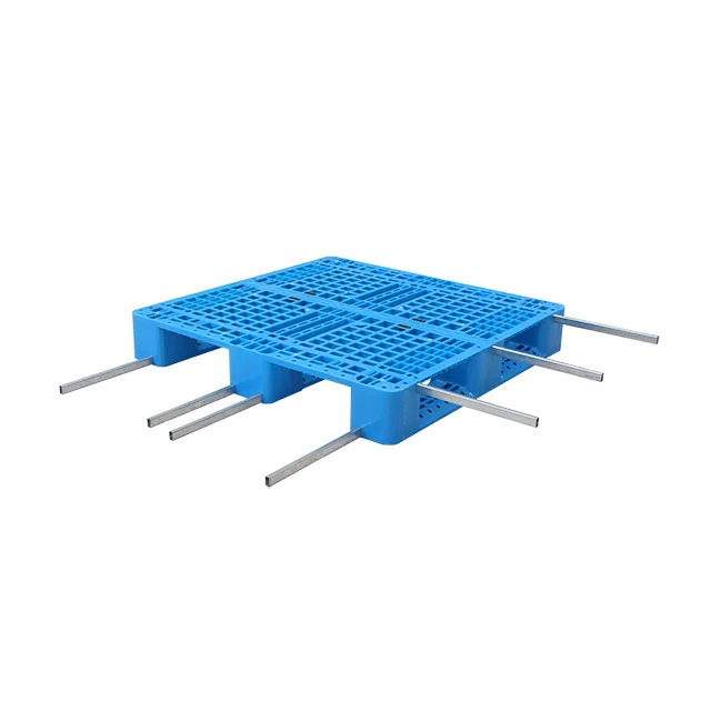 hdpe steel reinforced  flat surface euro heavy duty plastic pallet 1200x1000