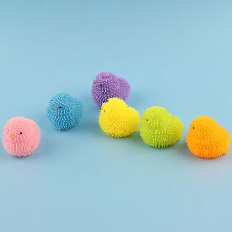Hot selling regalo para Pascua Easter chick toy mini chick squeeze toy for child TPR anti stress toys