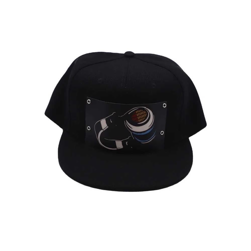Custom Logo Fashion  el Panel El  Baseball Led Neon Light Party Hats Cap
