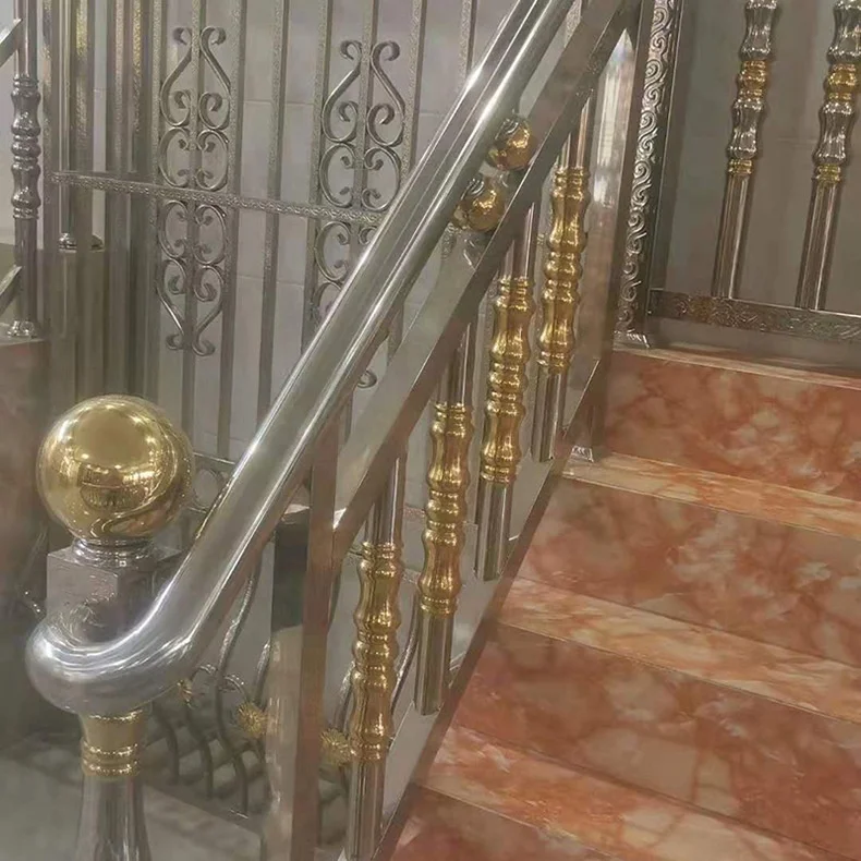Декоративные перила из нержавеющей стали