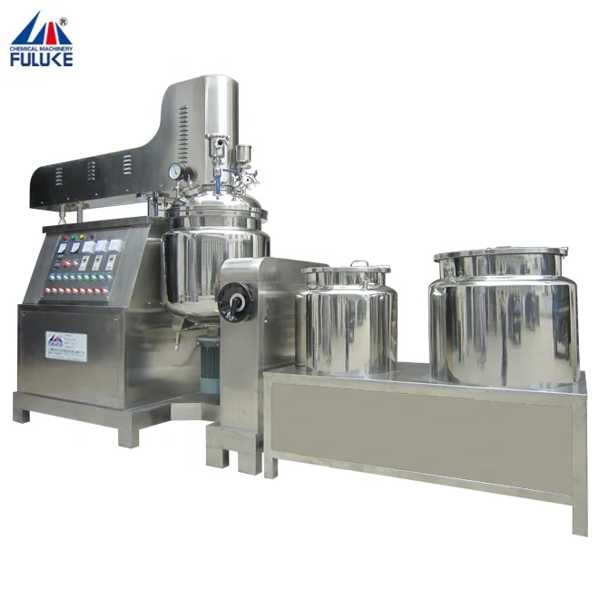 
face cream machine Vacuum Homogenizing Emulsifier liquid soap mixing equipment cosmetic emulsion mixing equipment 