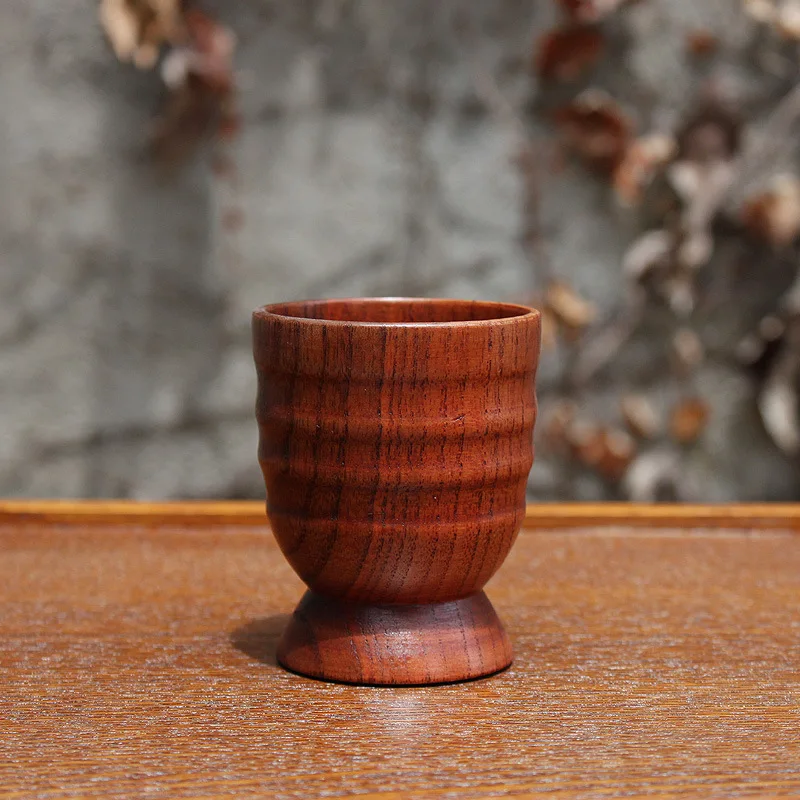 Eco Friendly Custom Logo Japanese Jujube Wooden Large Soup Bowl Noodle Ramen Bowl Wood Tableware Bowl Cup Spoon Set