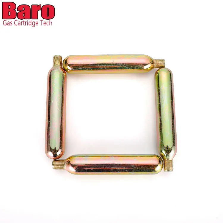 High Pressure 33gram CO2 Cartridge Life Vest Refillable Special Gas Bottle 33g CO2 Gas Cylinder