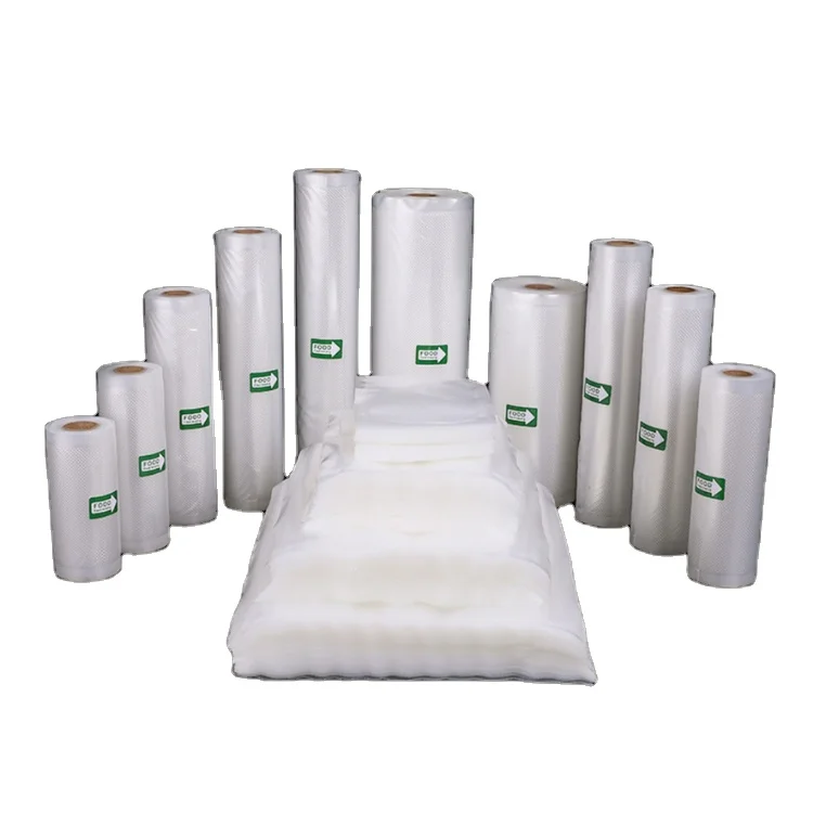 
Good Quality Custom Printed 3 Sides Seal Storage Sealer Vacuum Bags Food Embossed For Cashew nuts 