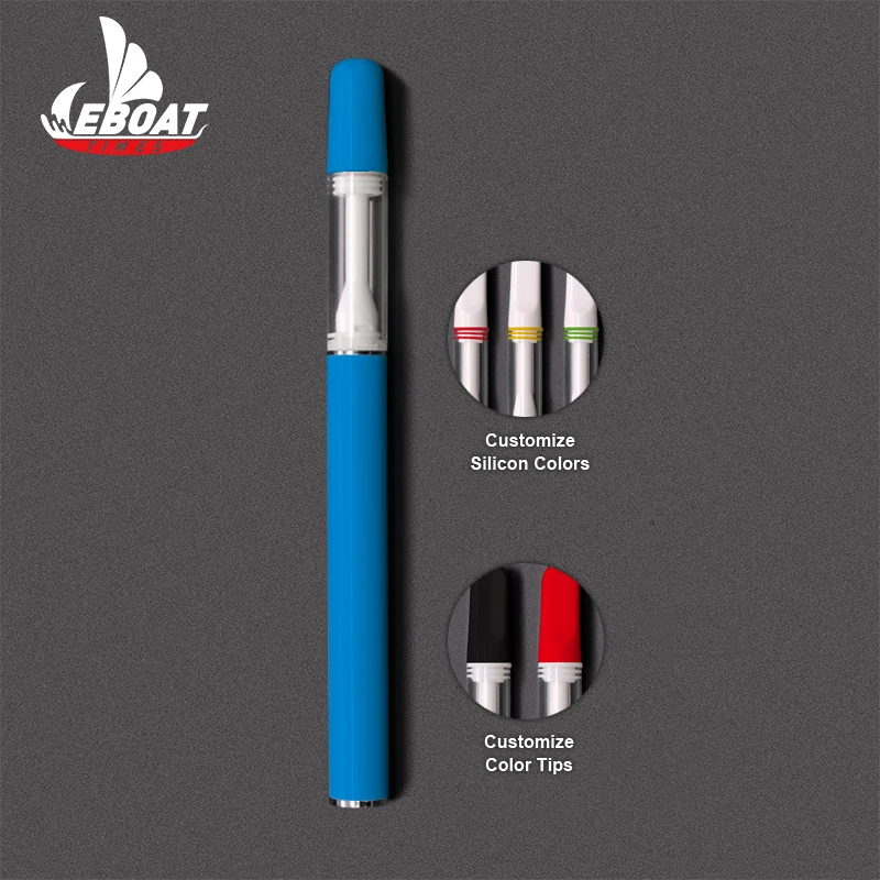 New tech no lead cbd atomizer 310mAh rechargeable 0.5ml 1ml cbd vape for disposable vaporizer
